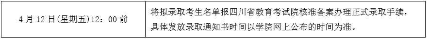 2019年四川护理职业学院单招时间安排
