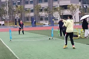 剑门关天立国际学校举行网球比赛