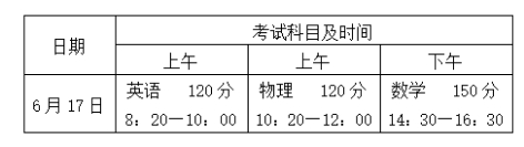 成都市实验外国语学校自主招生考试安排