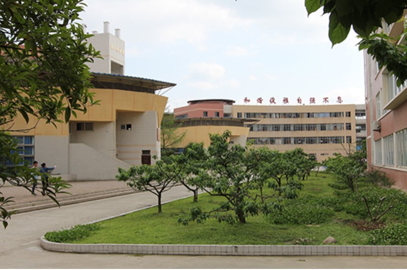 四川护理职业学院成都校区校园一角