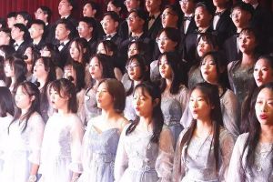 成都中专学校四川城市技师学院举行合唱比赛