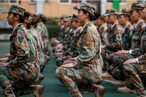 成都中职学校东星航空职业学校空乘专业学子会操