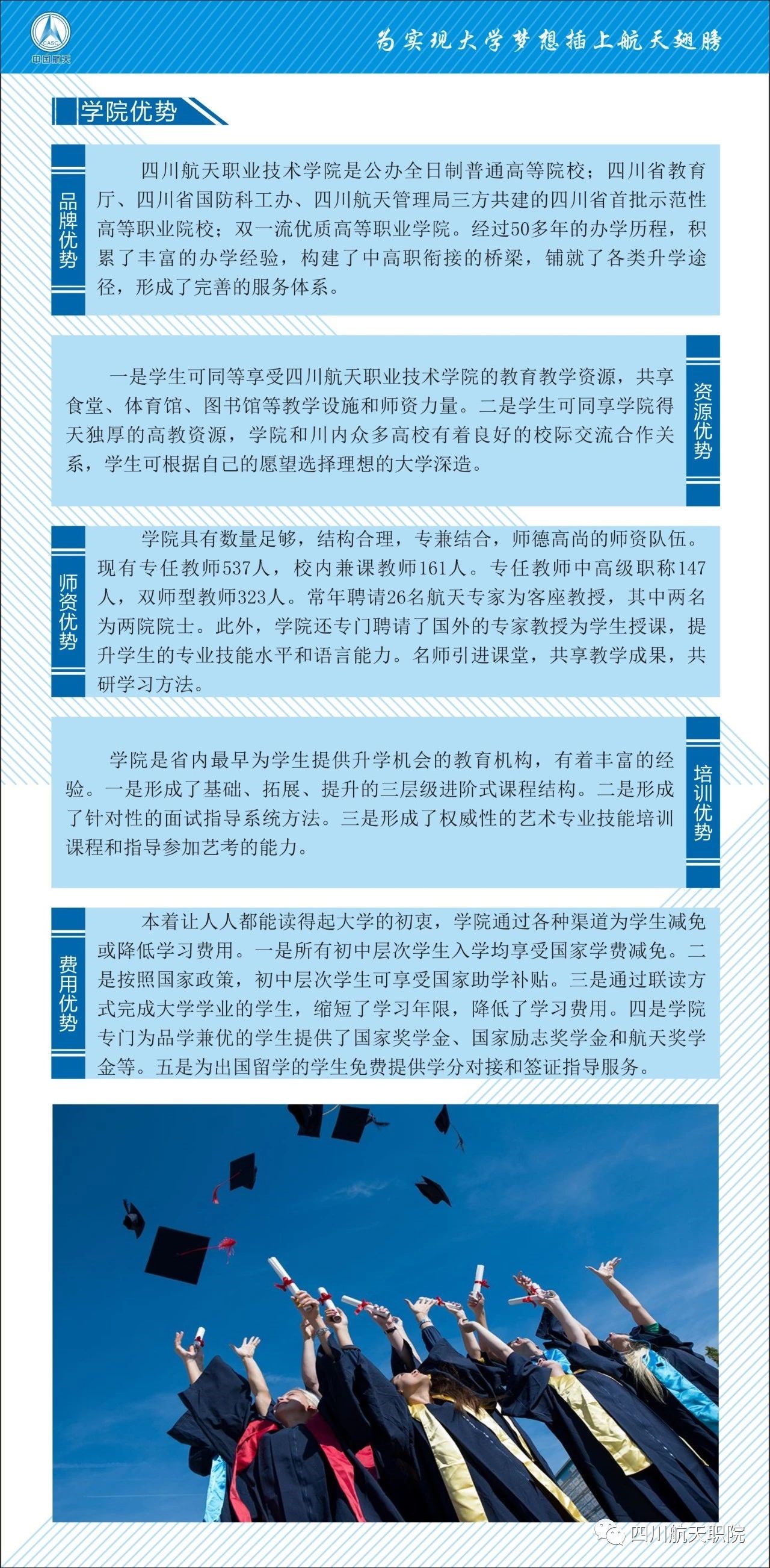 2020年四川航天职业技术学院办学优势