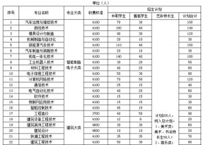 2020年宜宾职业技术学院单招招生简章、考试时间