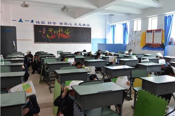 华商理工学校开展安全演练