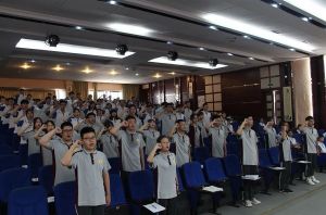 成都高中学校金堂中学举行2020新团员宣誓仪式