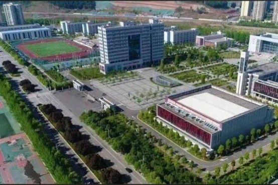 四川信息职业技术学院鸟瞰环境
